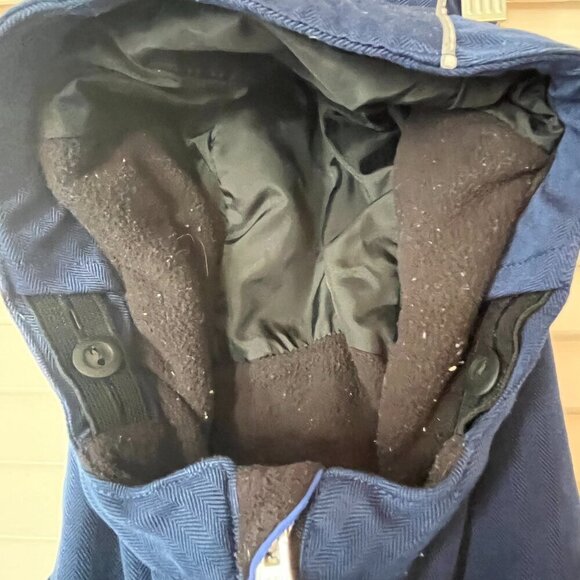 Obermeyer kids hooded jacket insulated navy blue 4 - Picture 7 of 14